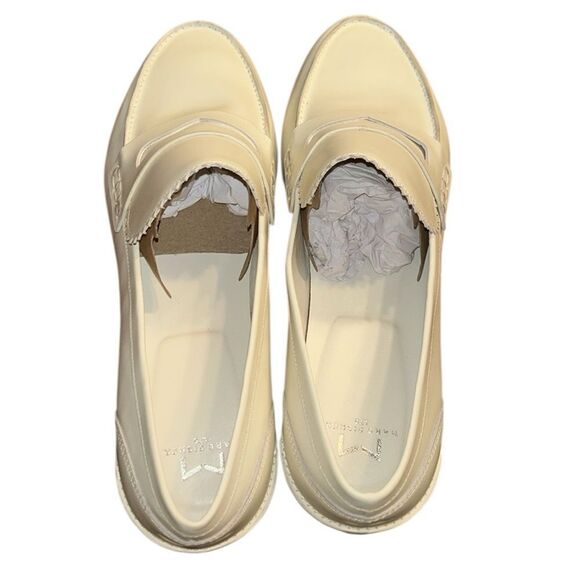 Marc Fischer Cream Leather Loafers(Size 11M) - Picture 2 of 9